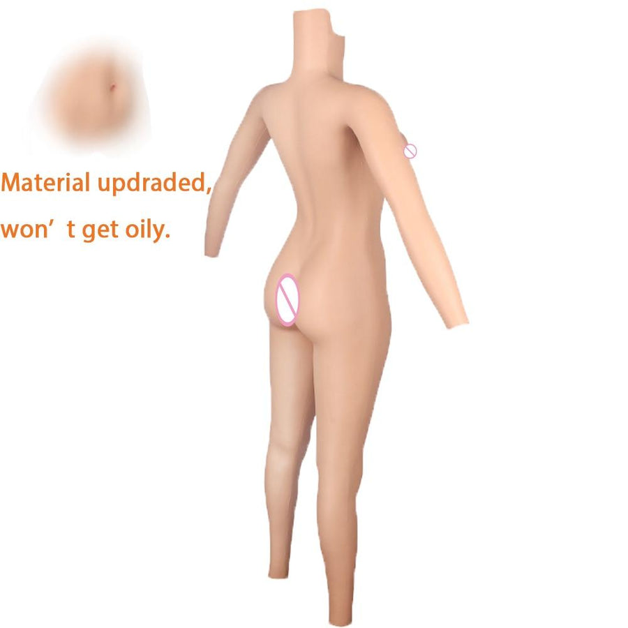 E Cup Silicone Breast Form Full Bodysuit, gallery view 3