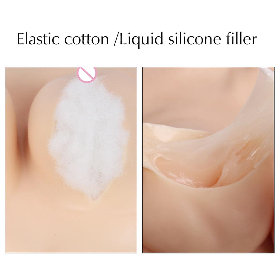 E Cup Silicone Breast Form Full Bodysuit, gallery view 5