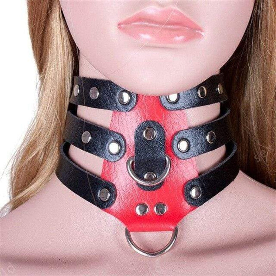 Seductive PU Leather Posture Collar, gallery view 5