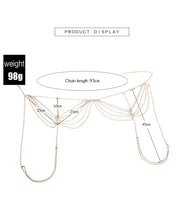 Load image into Gallery viewer, Erotic Bling Leg Body Chain BDSM
