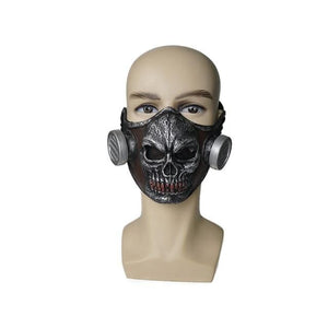 Masque à gaz en latex fantaisie sadique BDSM