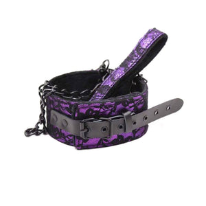 Exquisite Petplay Fetish Purple Collar