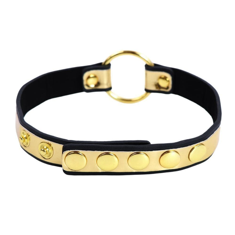 Gold Masquerade Choker Collar, gallery view 3
