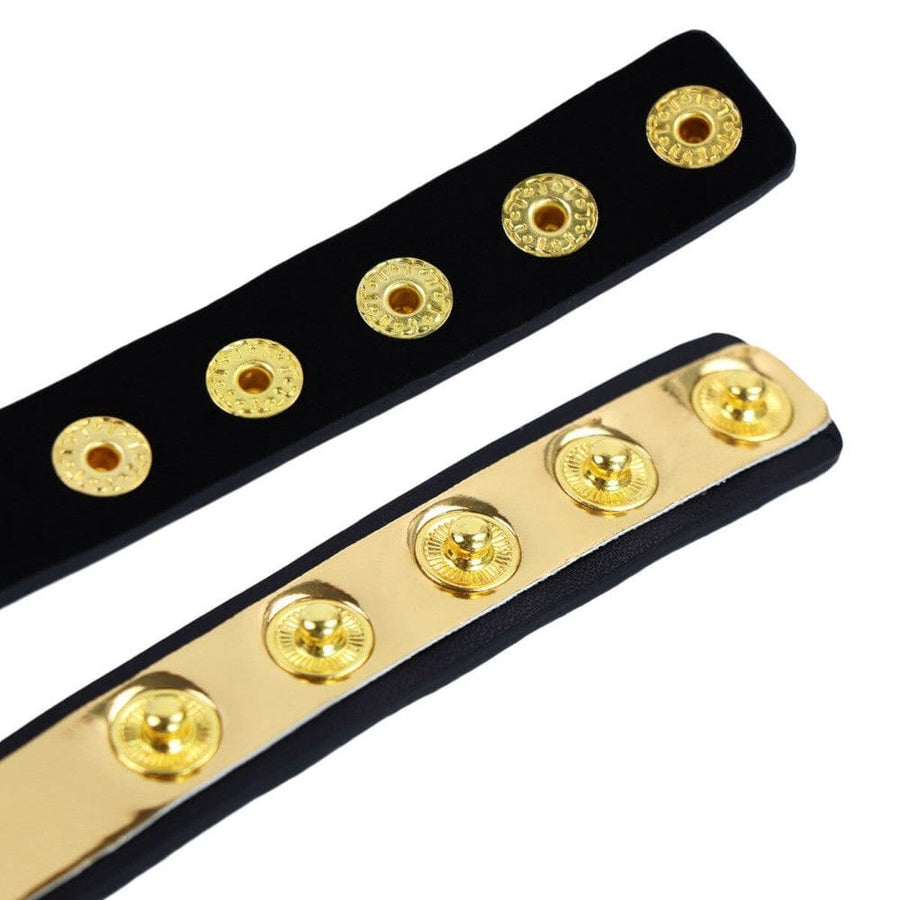 Gold Masquerade Choker Collar, gallery view 5