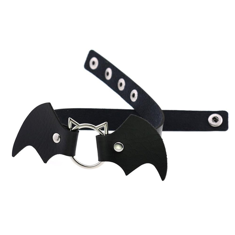 Vampire Bat Fetish Slave Day Collar, gallery view 4