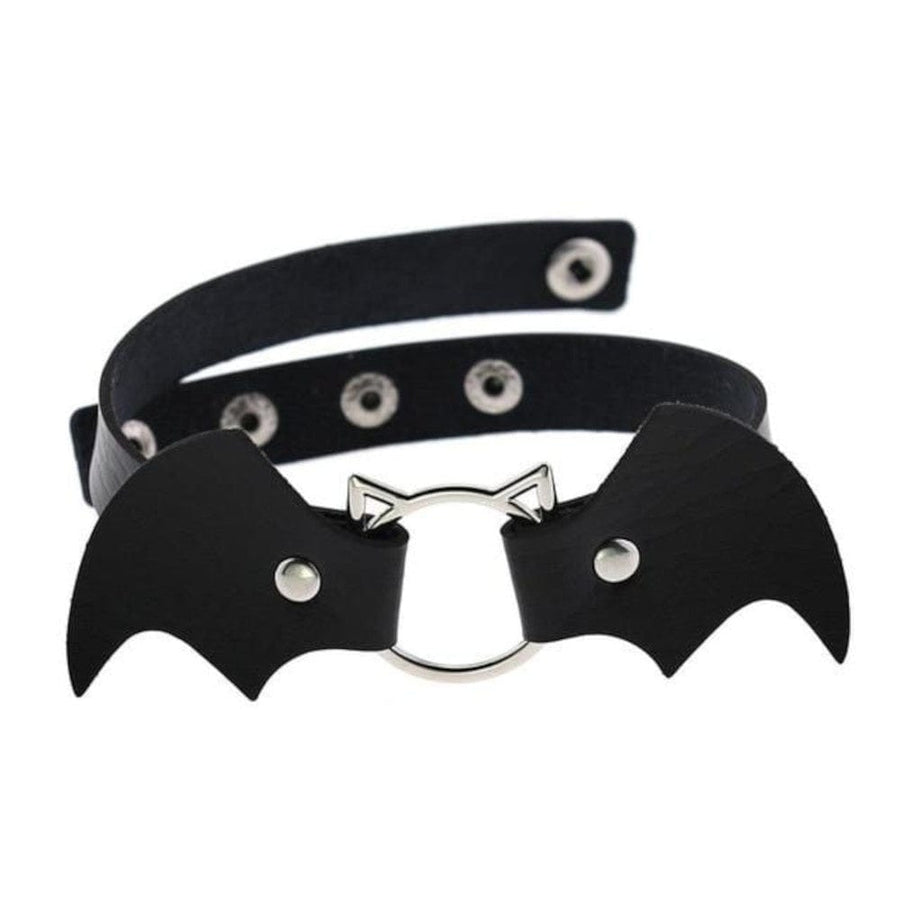 Vampire Bat Fetish Slave Day Collar, gallery view 8