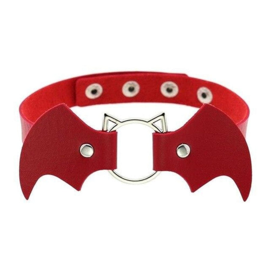 Vampire Bat Fetish Slave Day Collar, gallery view 3