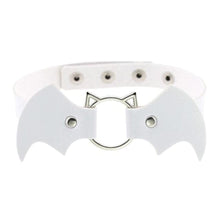 Load image into Gallery viewer, Vampire Bat Fetish Slave Day Collar
