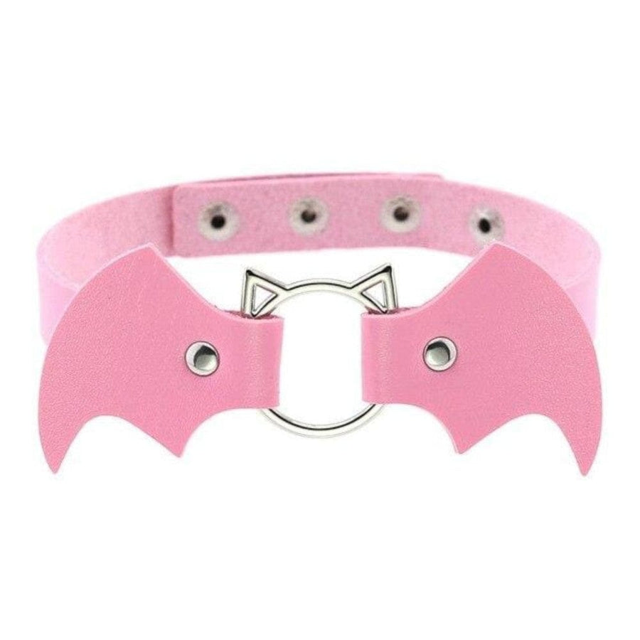 Vampire Bat Fetish Slave Day Collar, gallery view 2