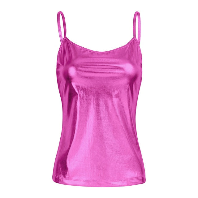 Shiny Slim Fit Vest Club Costume, gallery view 5
