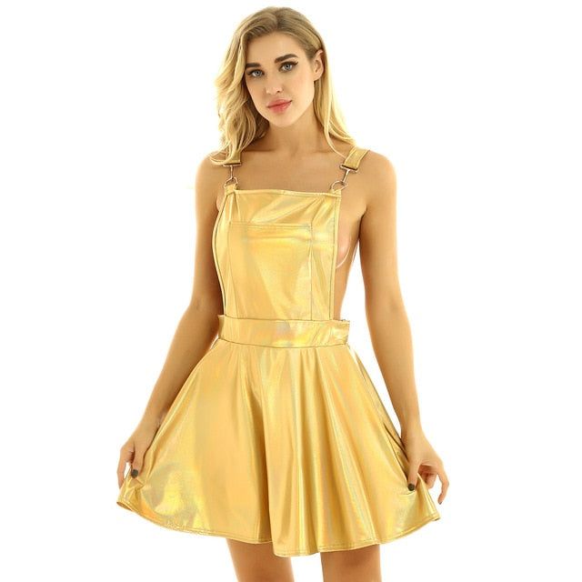 Mini Suspender Sissy Dress, gallery view 6
