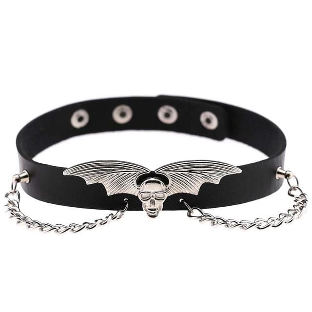 Fetish Bat Goth Chokers, gallery view 2