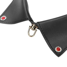 Load image into Gallery viewer, Modern Leather Tie Bondage Collar
