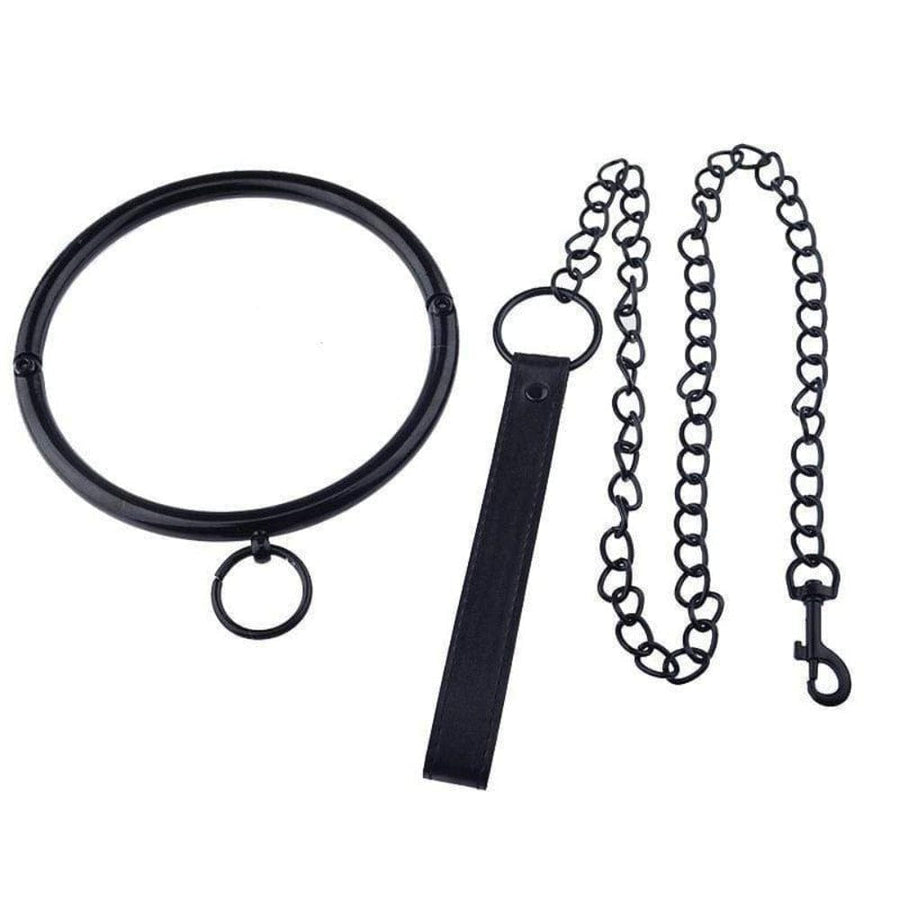 Sturdy BDSM Lockable Steel Collar, gallery view 3