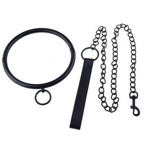 Robustes abschließbares BDSM-Stahlhalsband