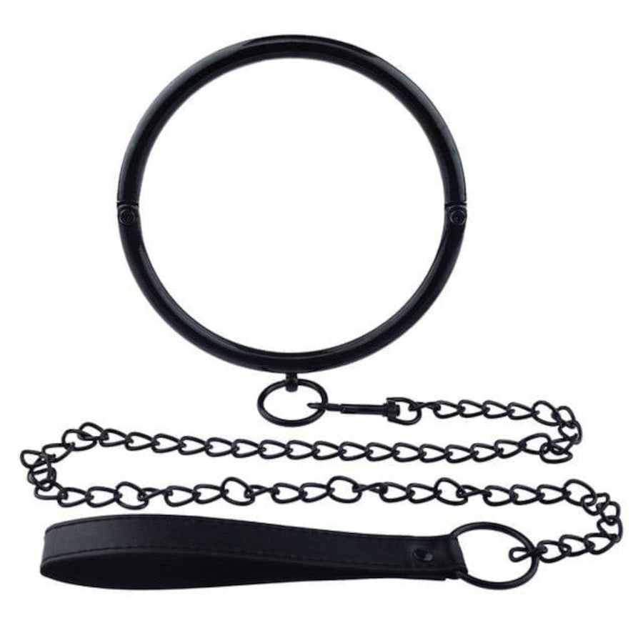 Sturdy BDSM Lockable Steel Collar product view