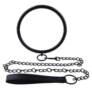Robustes abschließbares BDSM-Stahlhalsband