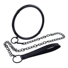 Lade das Bild in den Galerie-Viewer, Robustes abschließbares BDSM-Stahlhalsband
