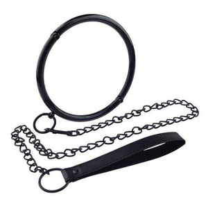 Robustes abschließbares BDSM-Stahlhalsband