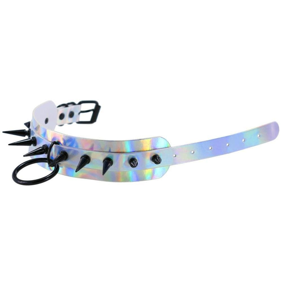 Oversized Spiked Colorful Collar, gallery view 7