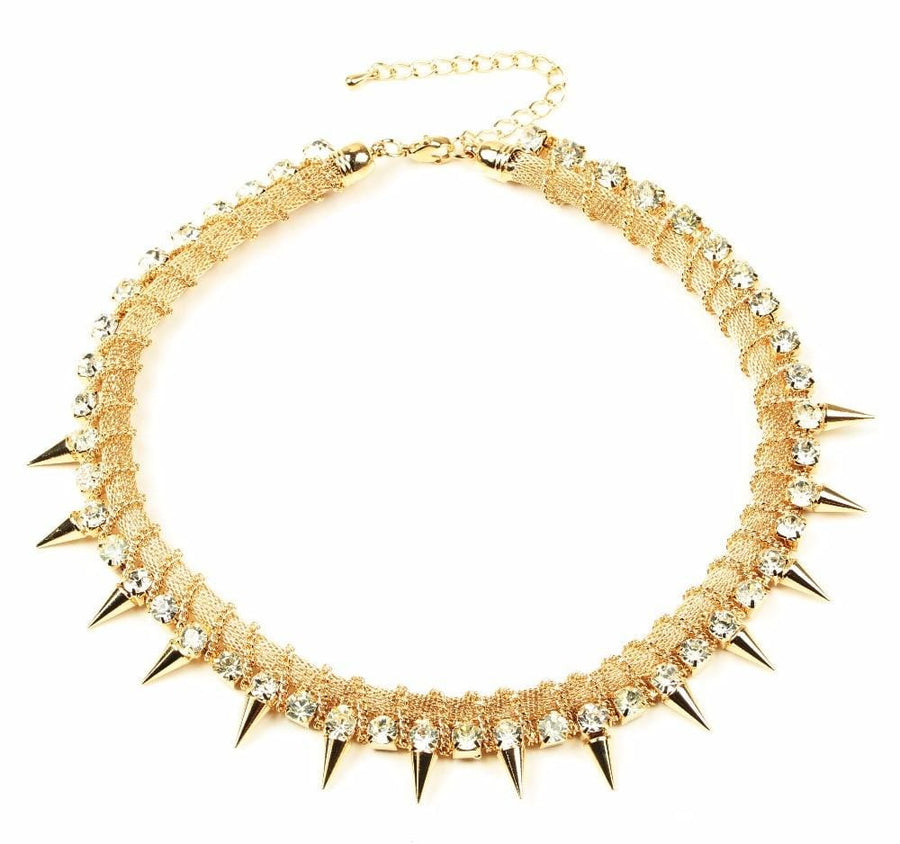 Shiny Shimmering Spiked Collar product view