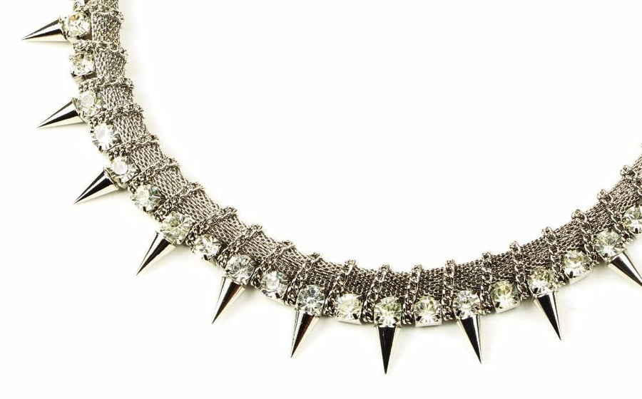 Shiny Shimmering Spiked Collar, gallery view 4