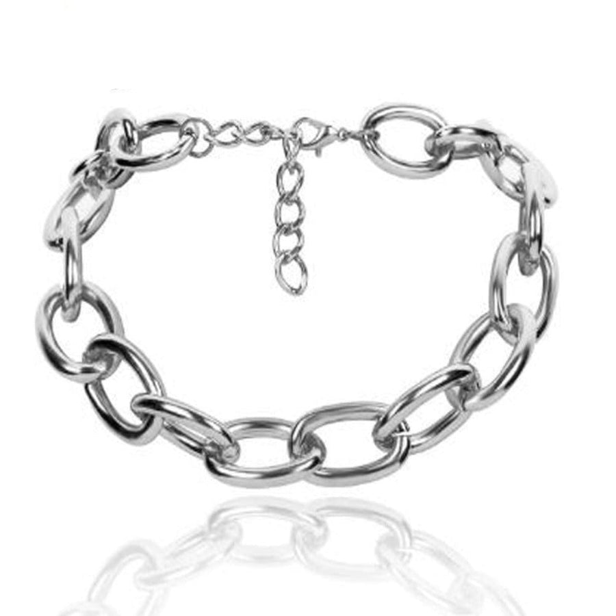 Stainless Steel Bondage Chain Collar, gallery view 4