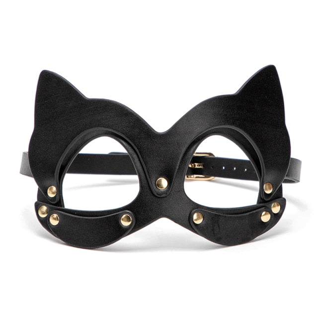 Genuine Leather BDSM Collar with Leash BDSM, gallery view 6