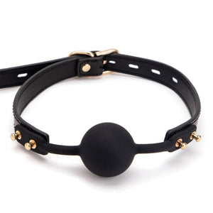 BDSM Halsband aus echtem Leder mit Leine BDSM