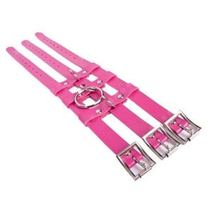 Triple Layer Pink BDSM Collar