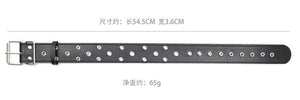 Das trendige perforierte schwarze Halsband von Sub