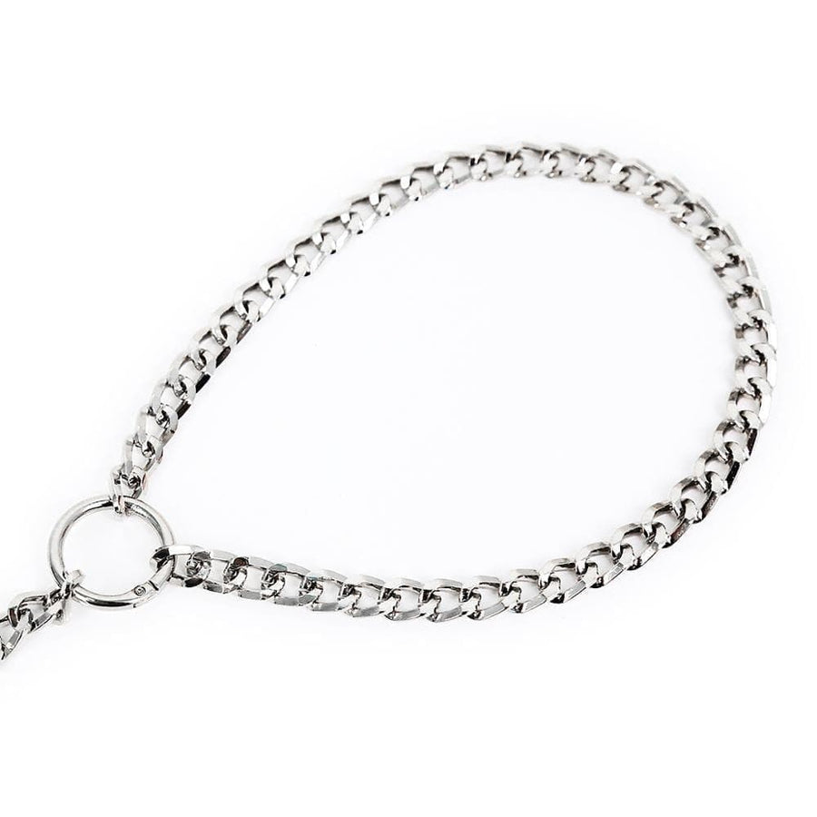 Erotic Bondage Fetish Metal Collar, gallery view 6