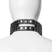 Load image into Gallery viewer, Leather Chic Faux Day Collar
