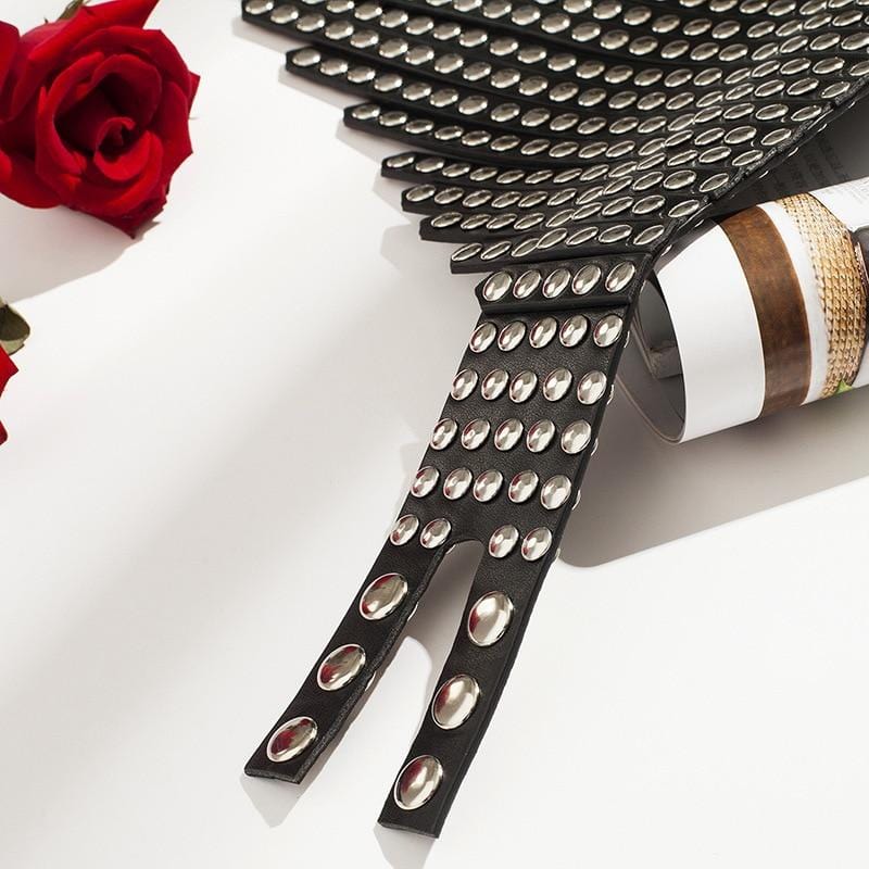 Leather Chic Faux Day Collar, gallery view 5