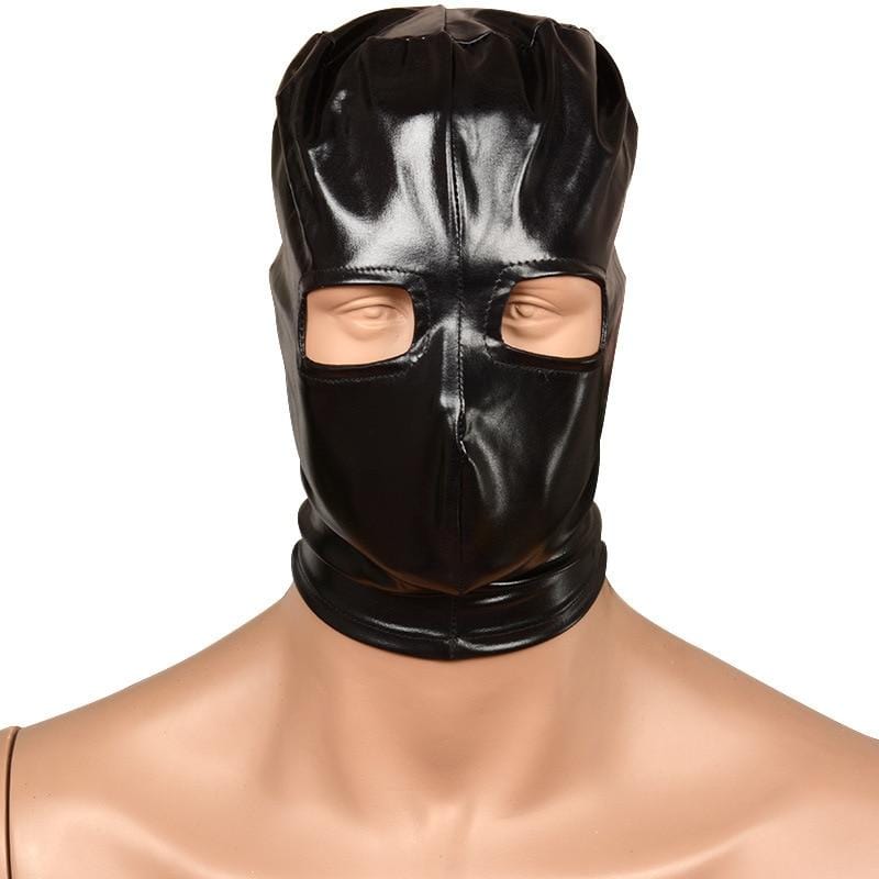 Bogeyman Leather Bondage Mask BDSM product view