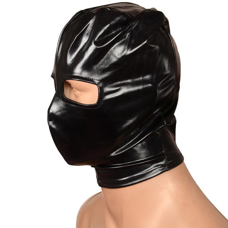 Bogeyman Leather Bondage Mask BDSM, gallery view 2