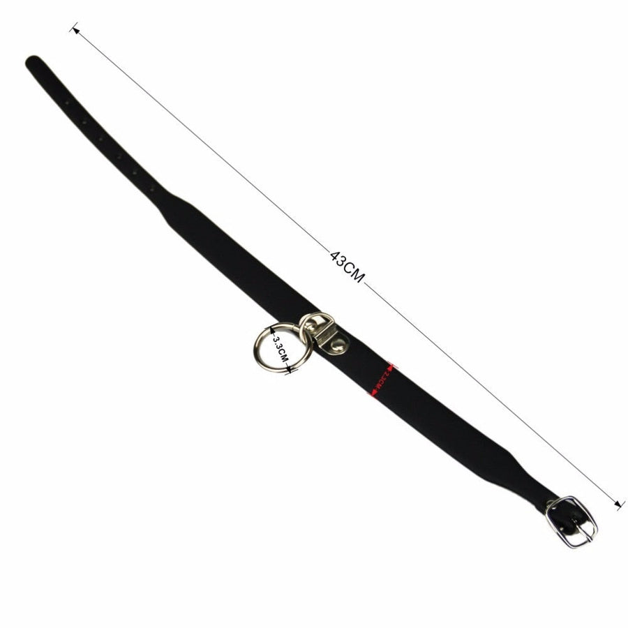 Adjustable Leather Collar, gallery view 9