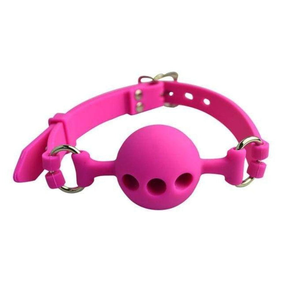 All Silicone Breathable Ball Gag BDSM, gallery view 4