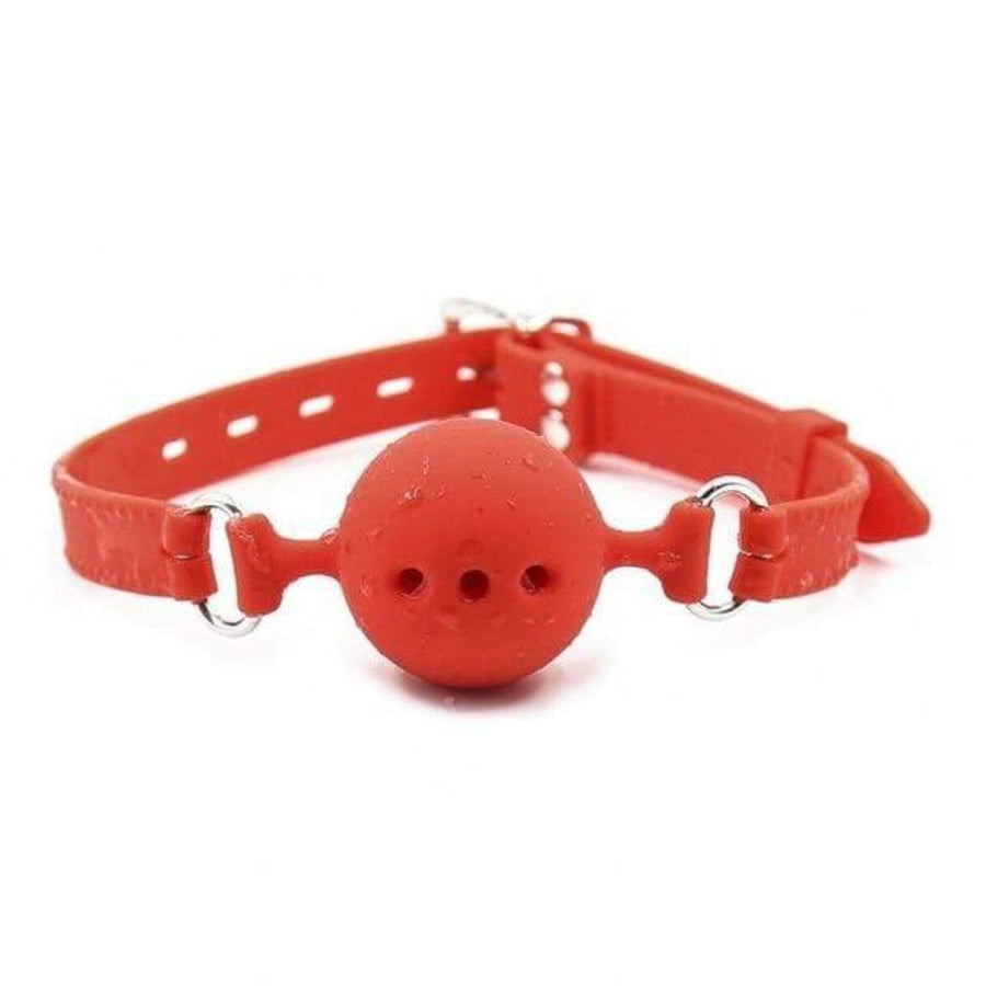 All Silicone Breathable Ball Gag BDSM, gallery view 3