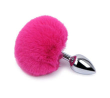 Load image into Gallery viewer, Bunny Tail Butt Plug 4.5 Inches Long
