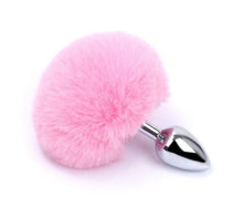 Lade das Bild in den Galerie-Viewer, Bunny Tail Butt Plug 4,5 Zoll lang
