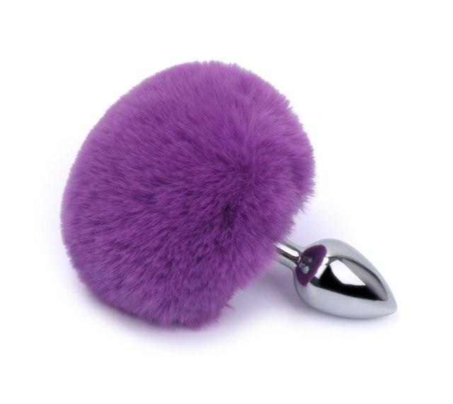 Bunny Tail Butt Plug 4.5 Inches Long, gallery view 36