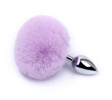 Lade das Bild in den Galerie-Viewer, Bunny Tail Butt Plug 4,5 Zoll lang
