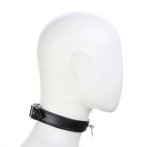 Sklavenhalsband aus Leder für BDSM