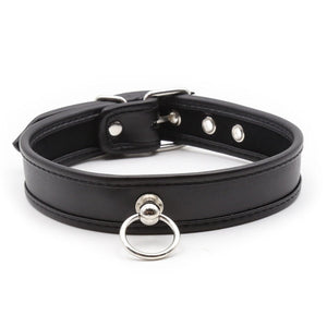 Sklavenhalsband aus Leder für BDSM