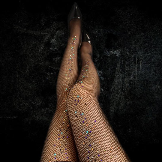 Sissy Party Rhinestone Stockings product view