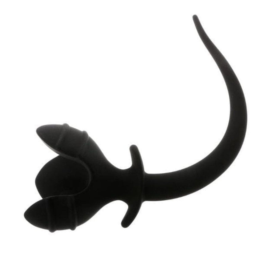 Expanding Silicone Dog Tail Butt Plug, gallery view 2