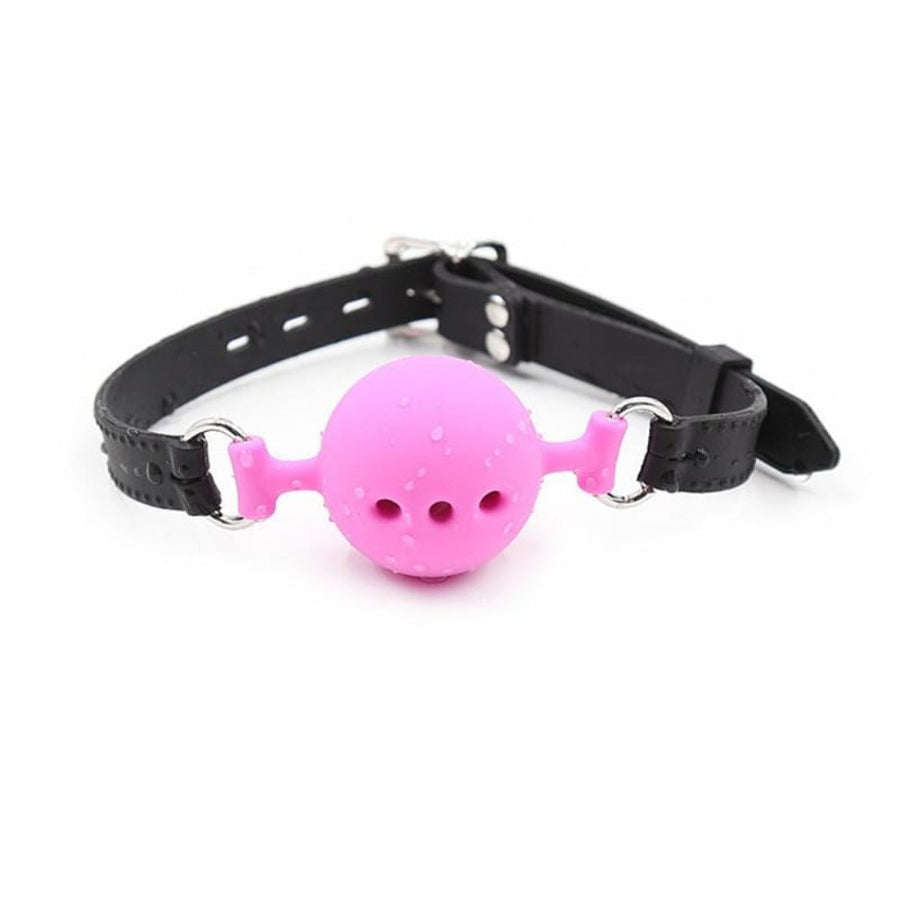 Breathable Silicone Candy Ball Gag BDSM, gallery view 2