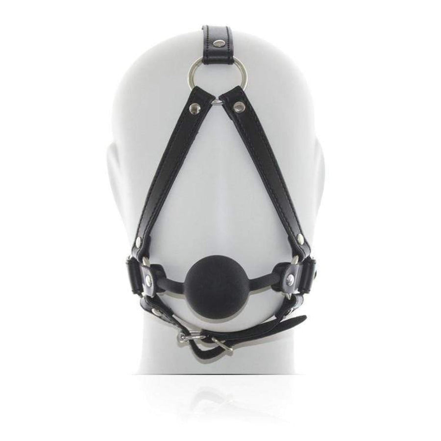 Masochist's Ball Gag Mask BDSM, gallery view 4
