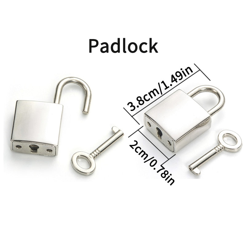 Submissive Padlock Necklace w/ Lock, gallery view 9